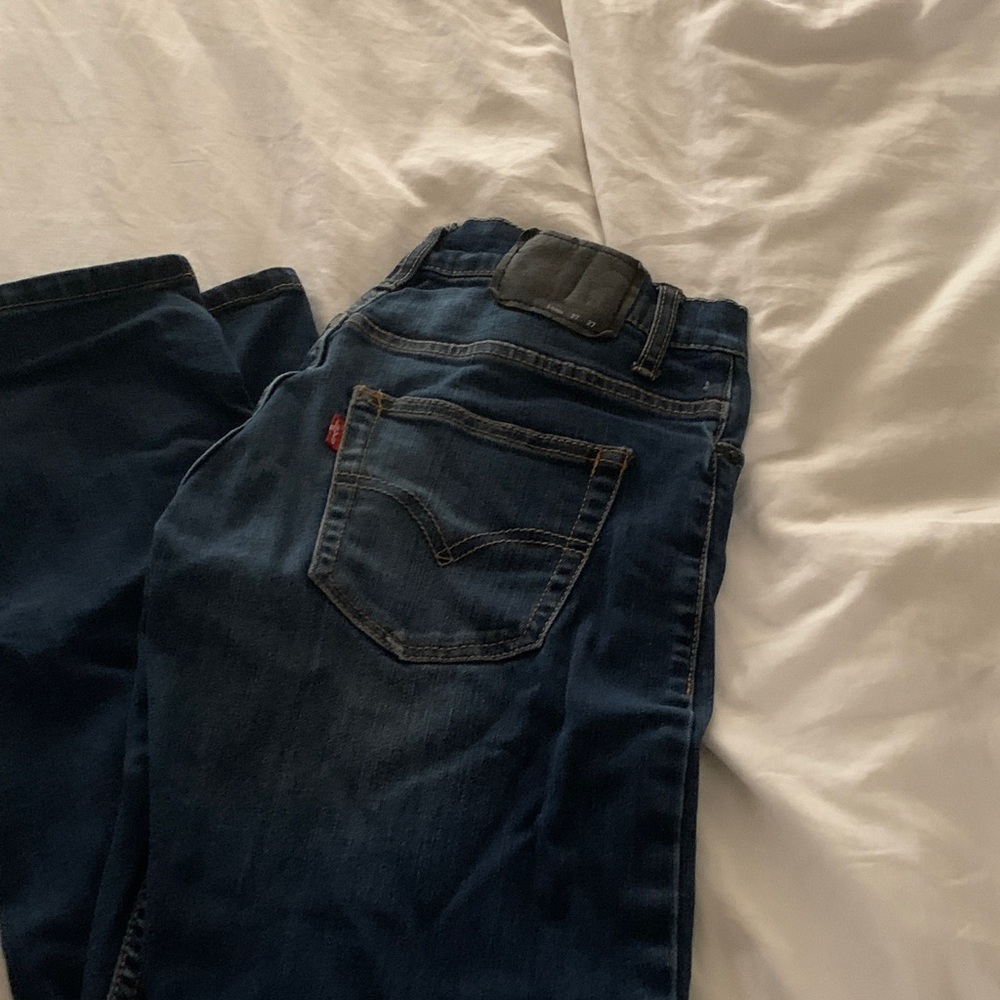 Levi's Dark Blue Slim Straight Jeans